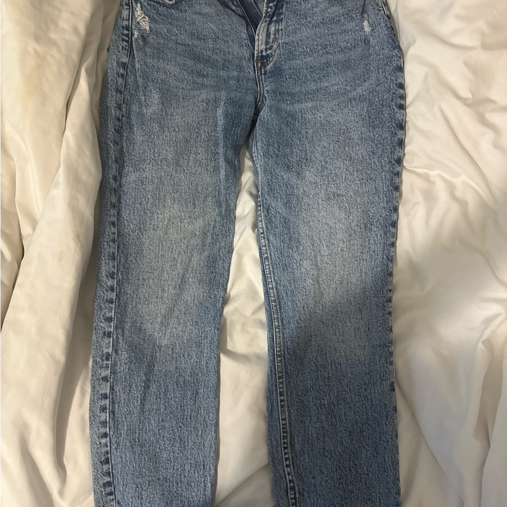 Abercrombie & Fitch Blue Straight Leg Jeans